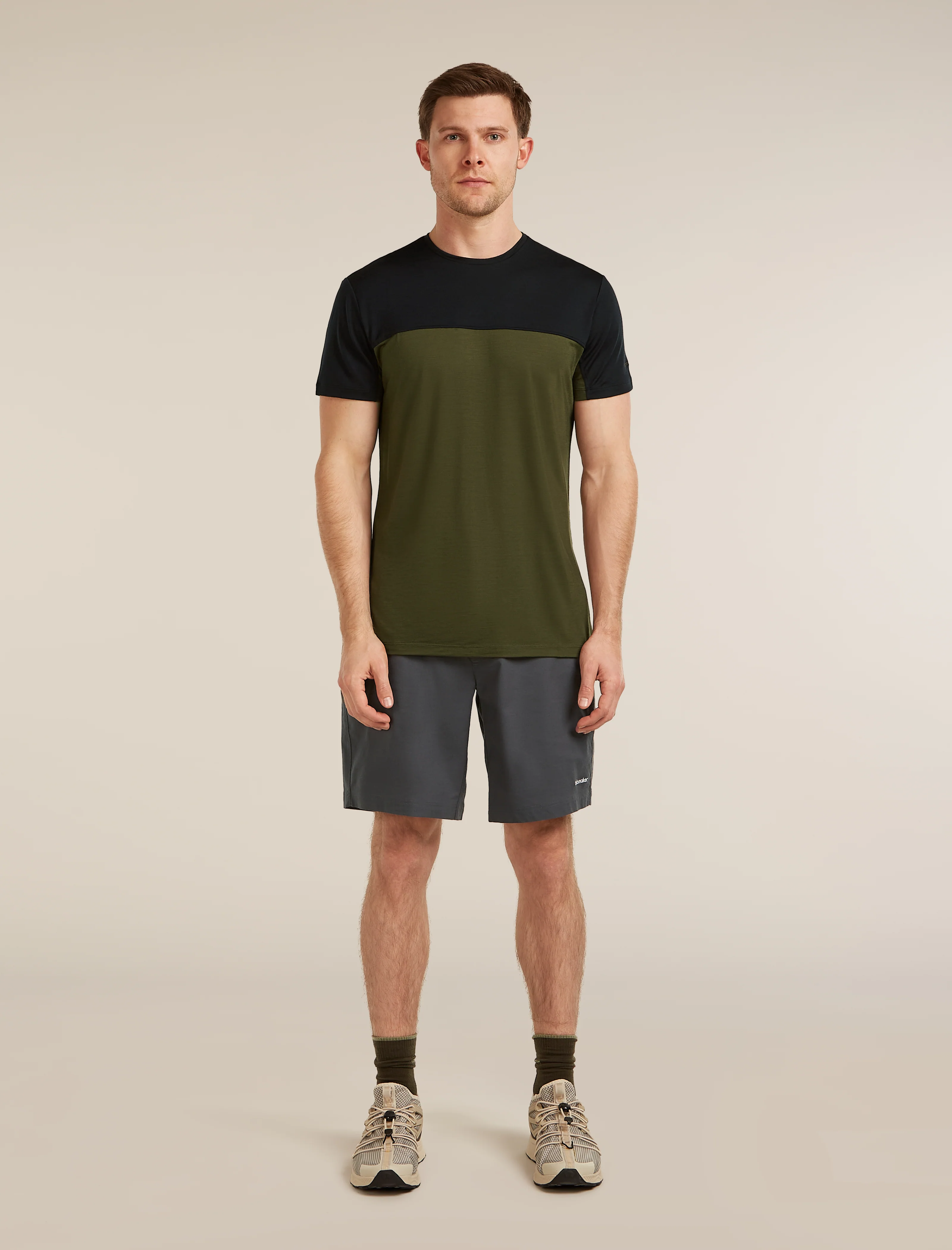 Men's Merino Blend 125 Cool-Lite™ Sphere Short Sleeve Tee Colour Block - Image 3