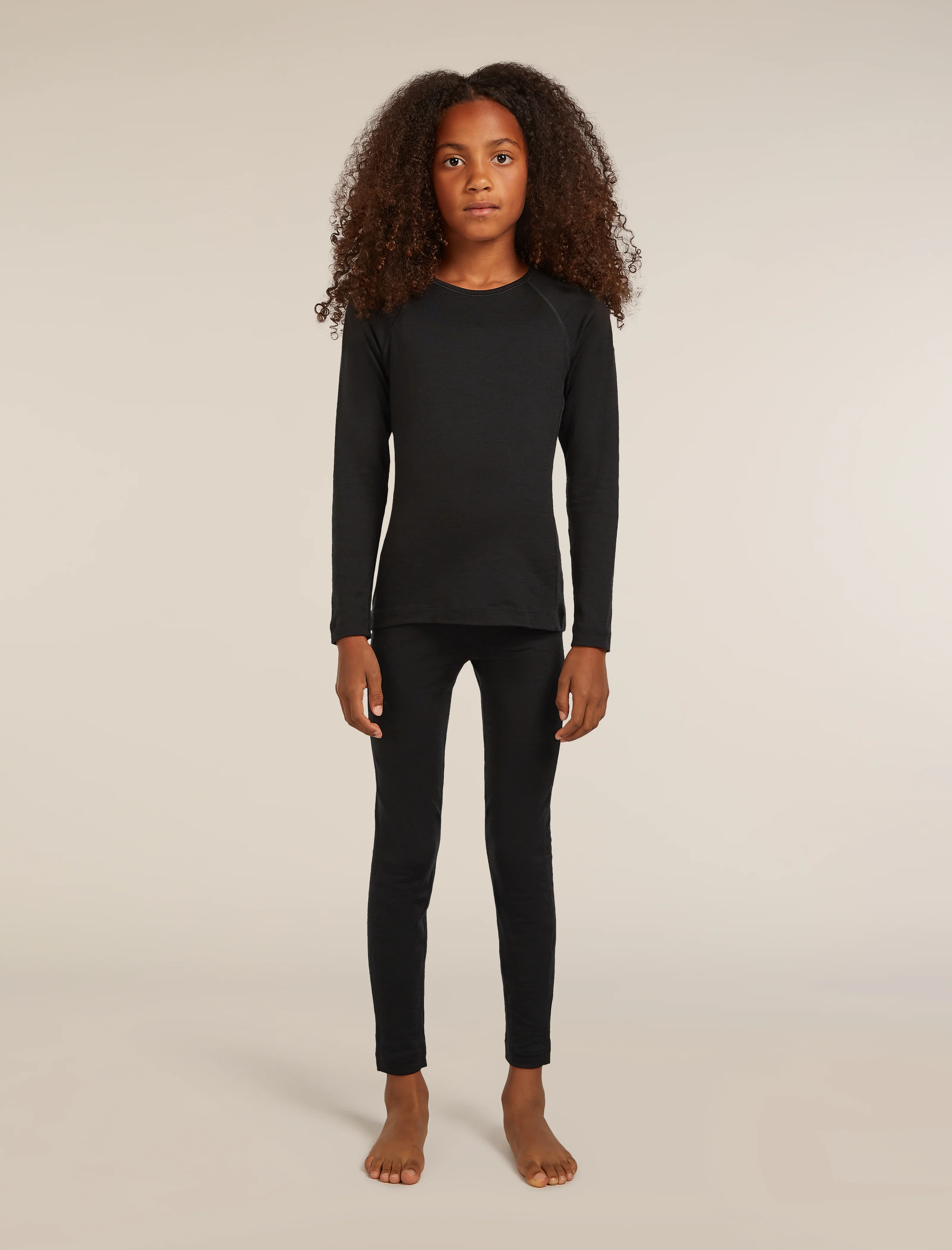 Kids’ Merino 200 Oasis Long Sleeve Crewe Thermal Top - Image 5