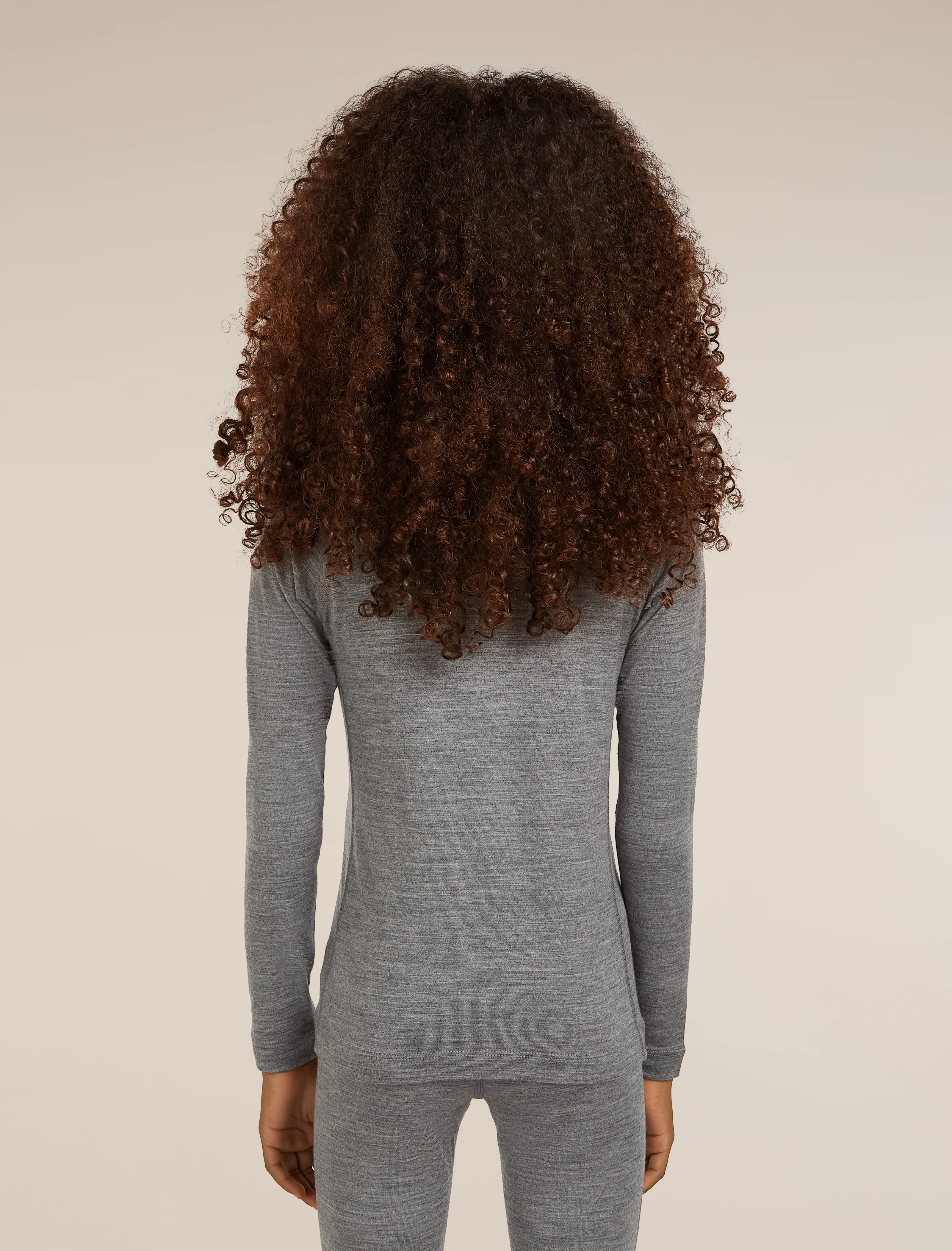 Kids’ Merino 200 Oasis Long Sleeve Crewe Thermal Top - Image 4