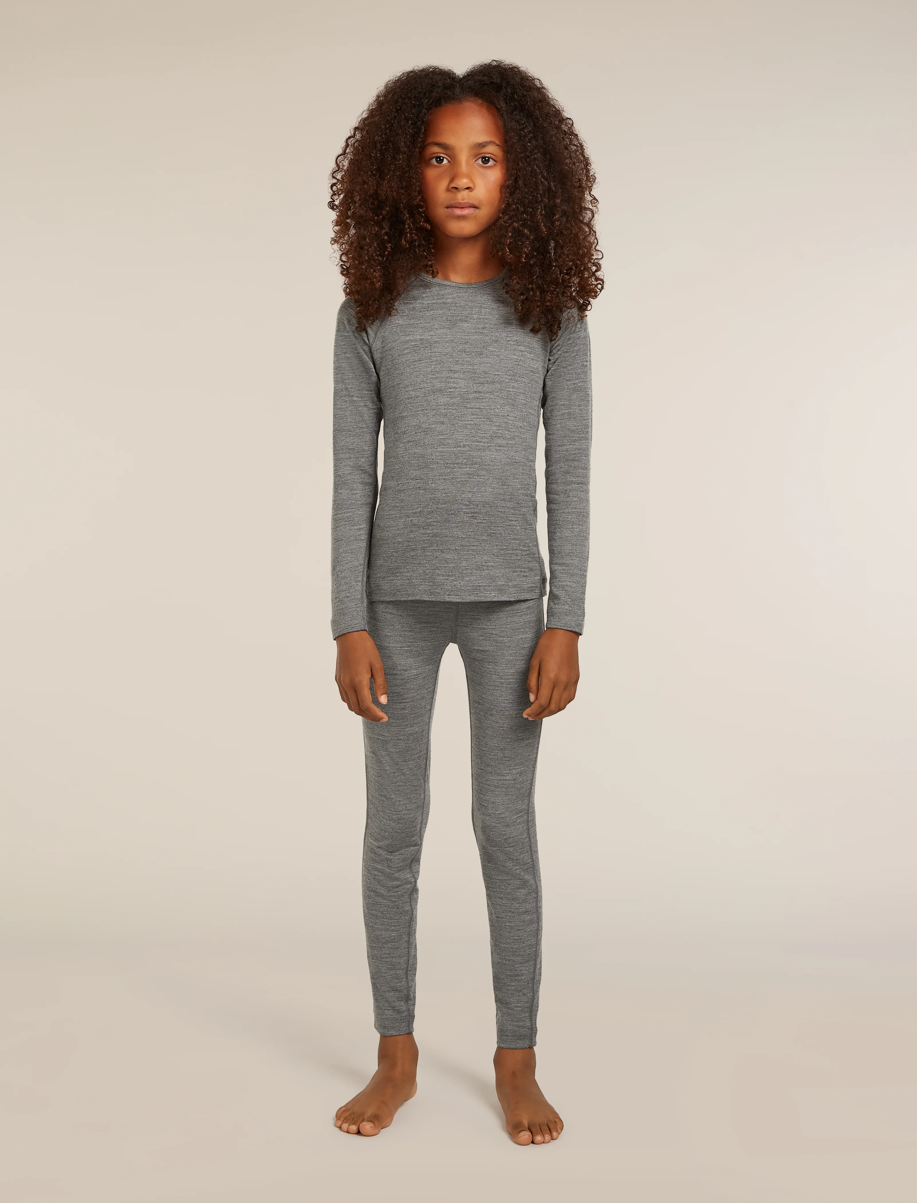 Kids’ Merino 200 Oasis Long Sleeve Crewe Thermal Top - Image 6