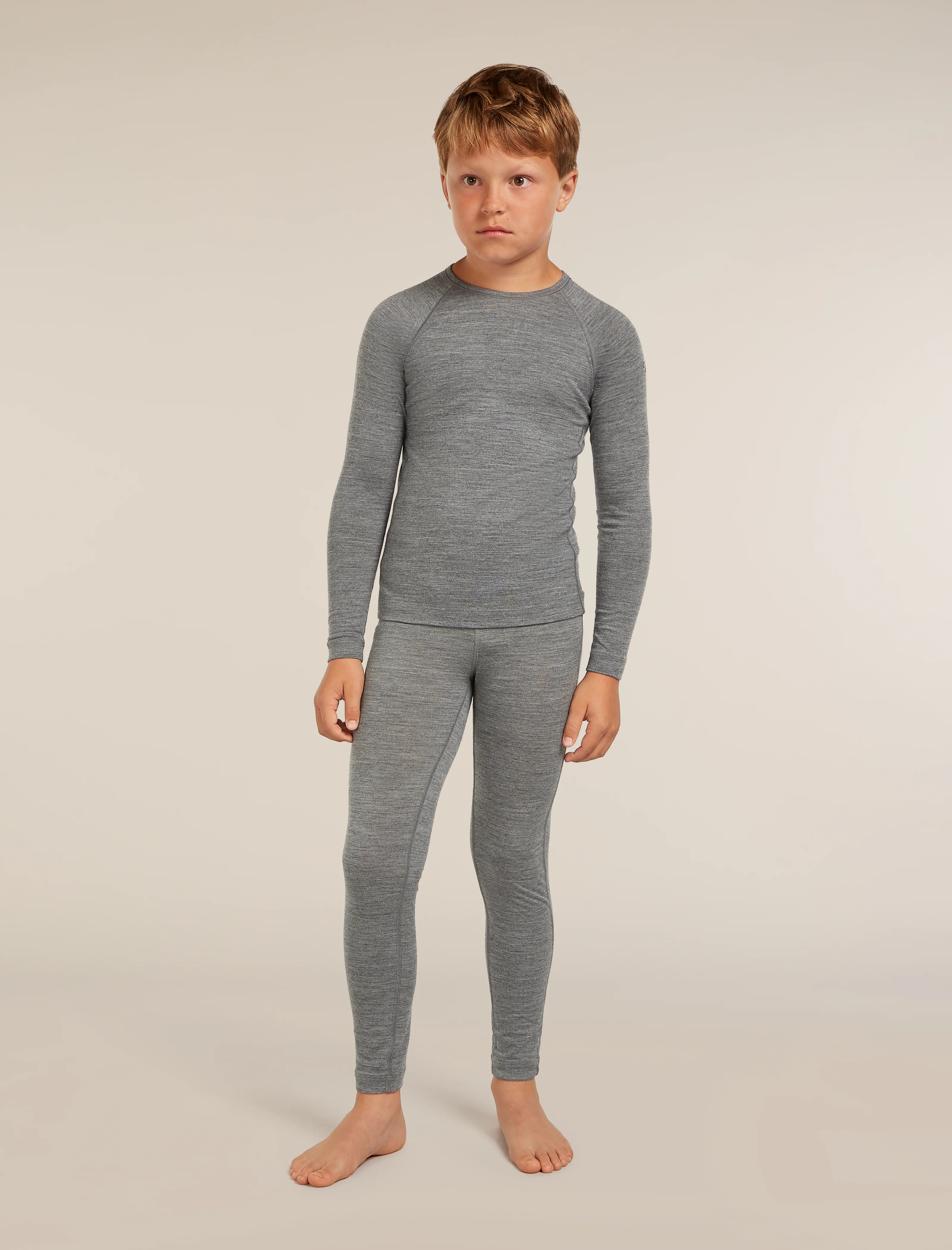 Kids’ Merino 200 Oasis Long Sleeve Crewe Thermal Top - Image 7
