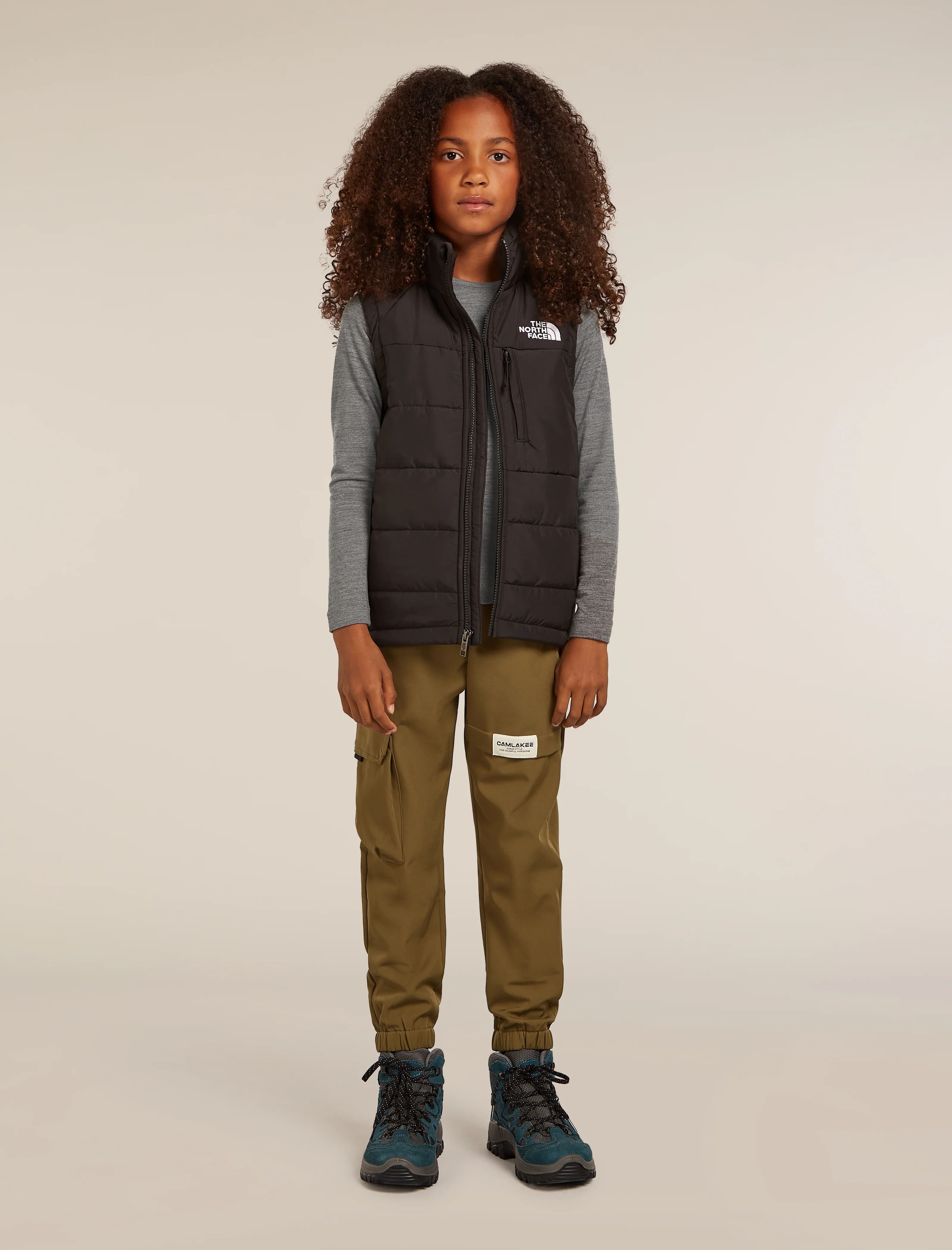 Kids’ Merino 200 Oasis Long Sleeve Crewe Thermal Top - Image 9