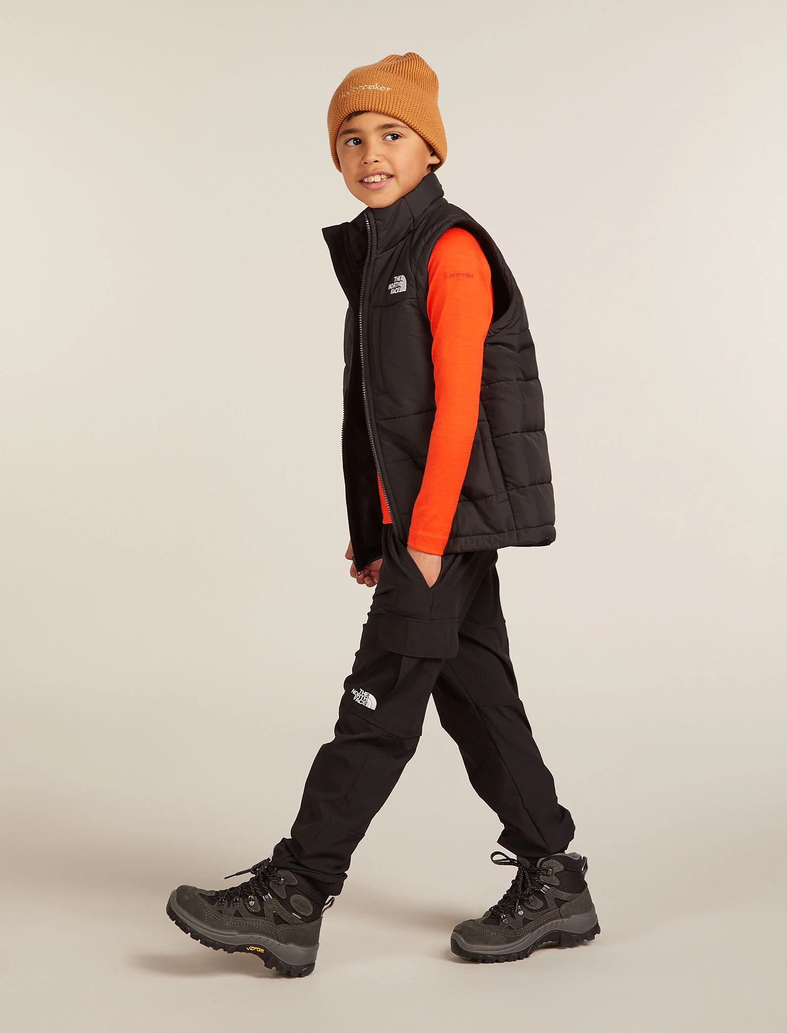 Kids’ Merino 200 Oasis Long Sleeve Crewe Thermal Top - Image 4