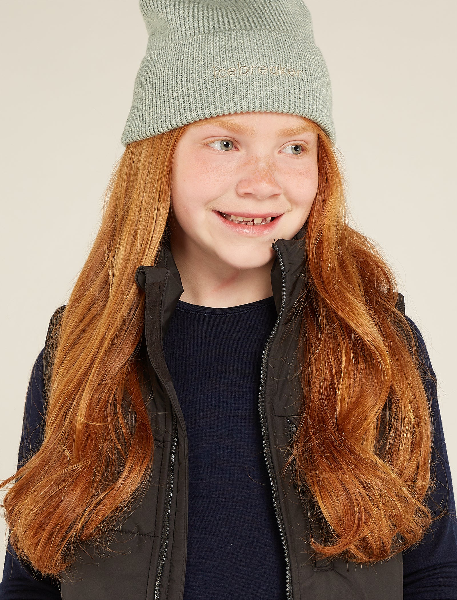 Kids’ Merino 200 Oasis Long Sleeve Crewe Thermal Top - Image 11