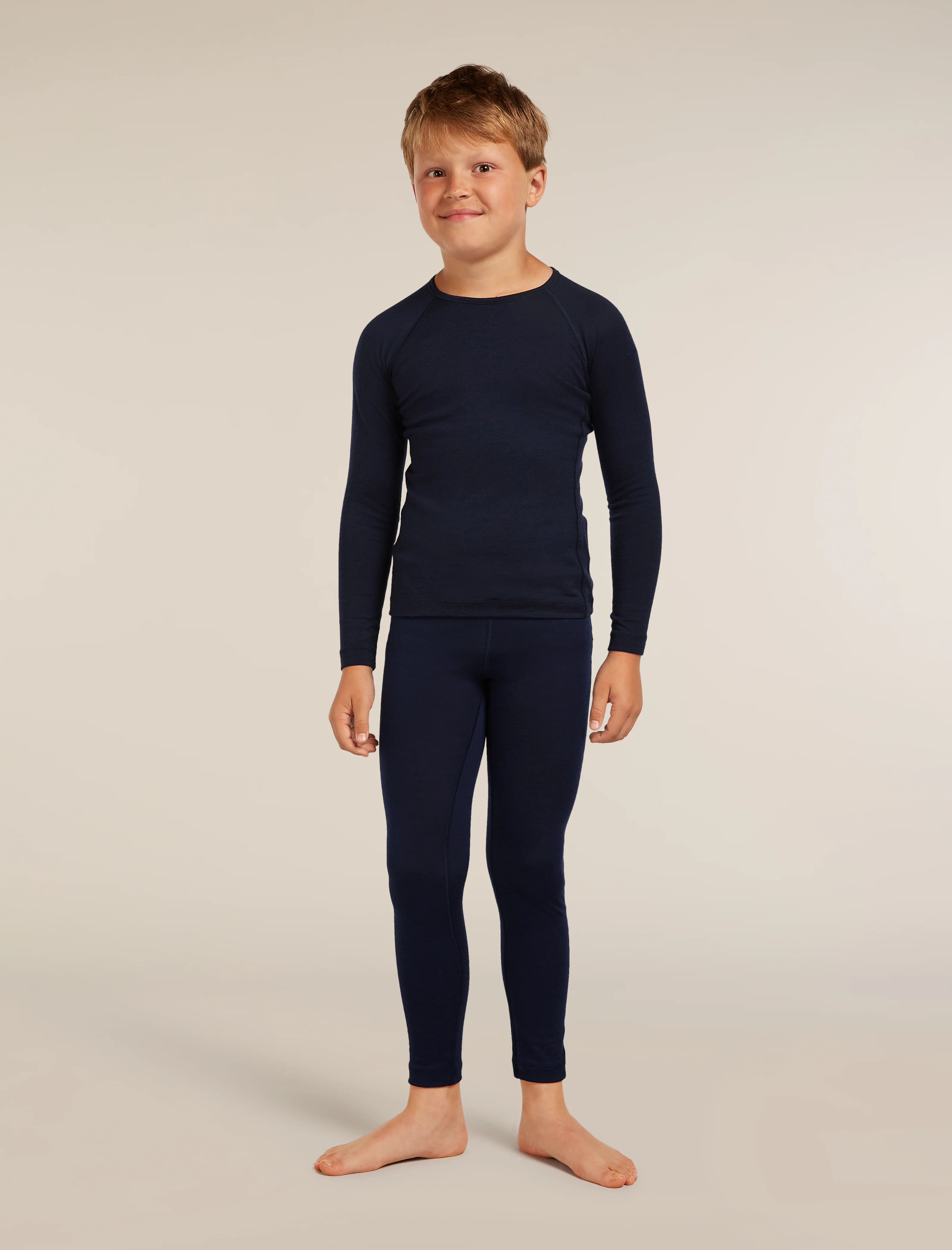 Kids’ Merino 200 Oasis Long Sleeve Crewe Thermal Top - Image 6
