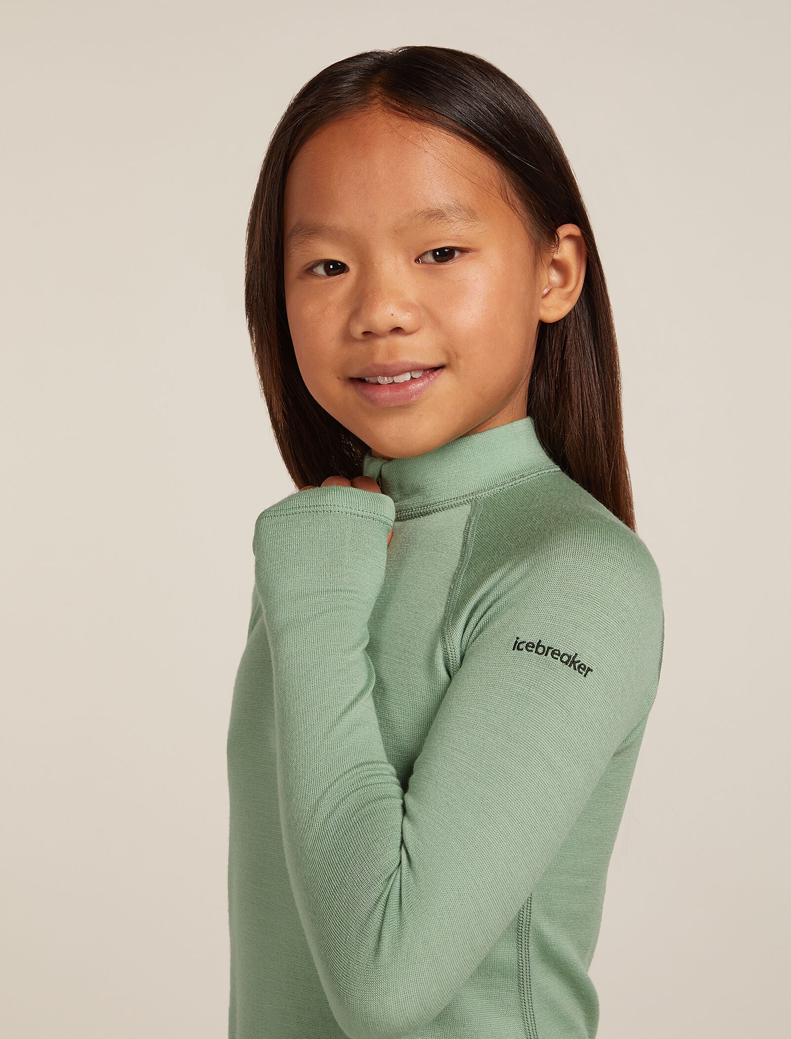 Kids’ Merino 260 Tech Long Sleeve Half Zip Thermal Top - Image 7