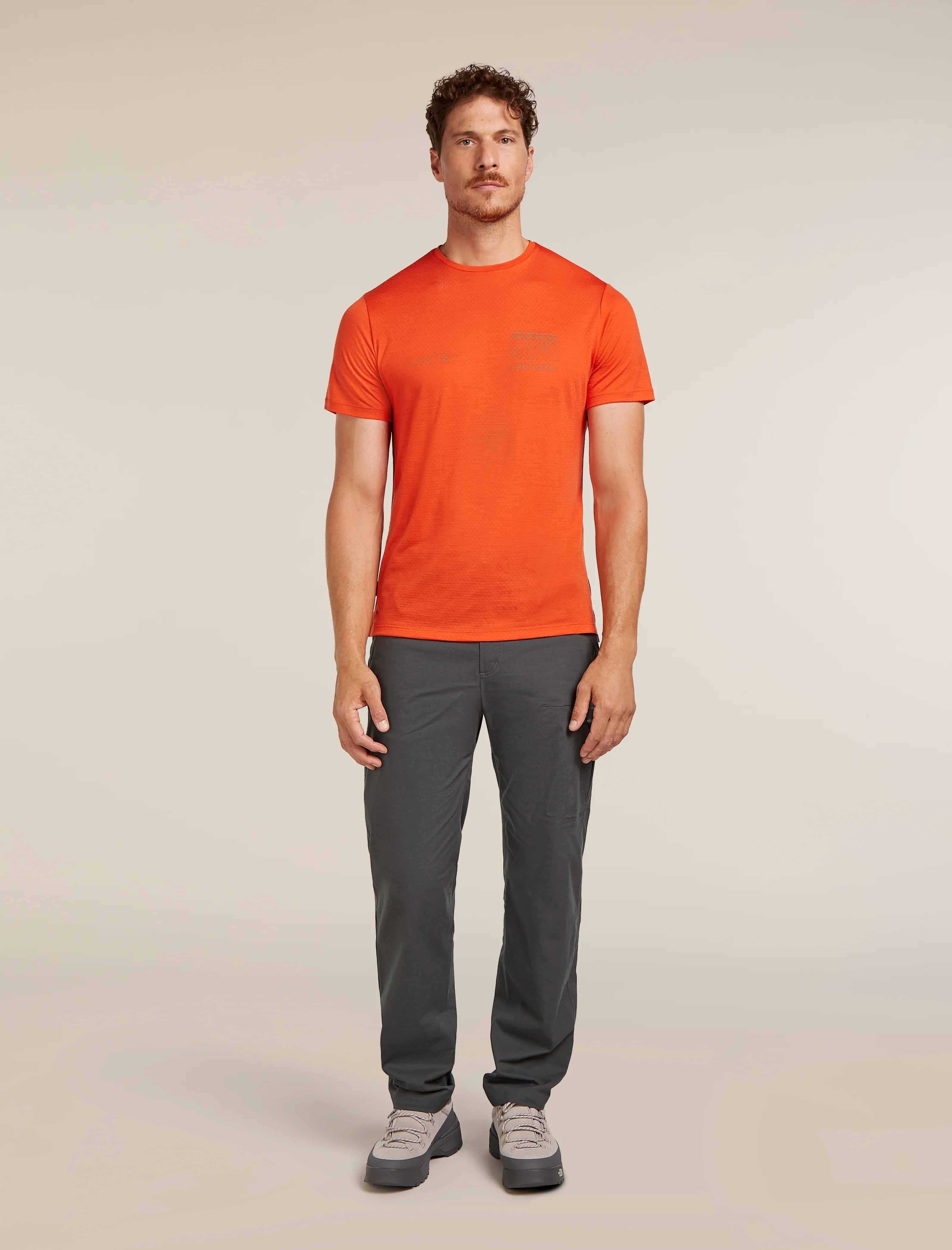 Men's Merino Blend 125 Cool-Lite™ Sphere Short Sleeve T-Shirt Trail - Image 3