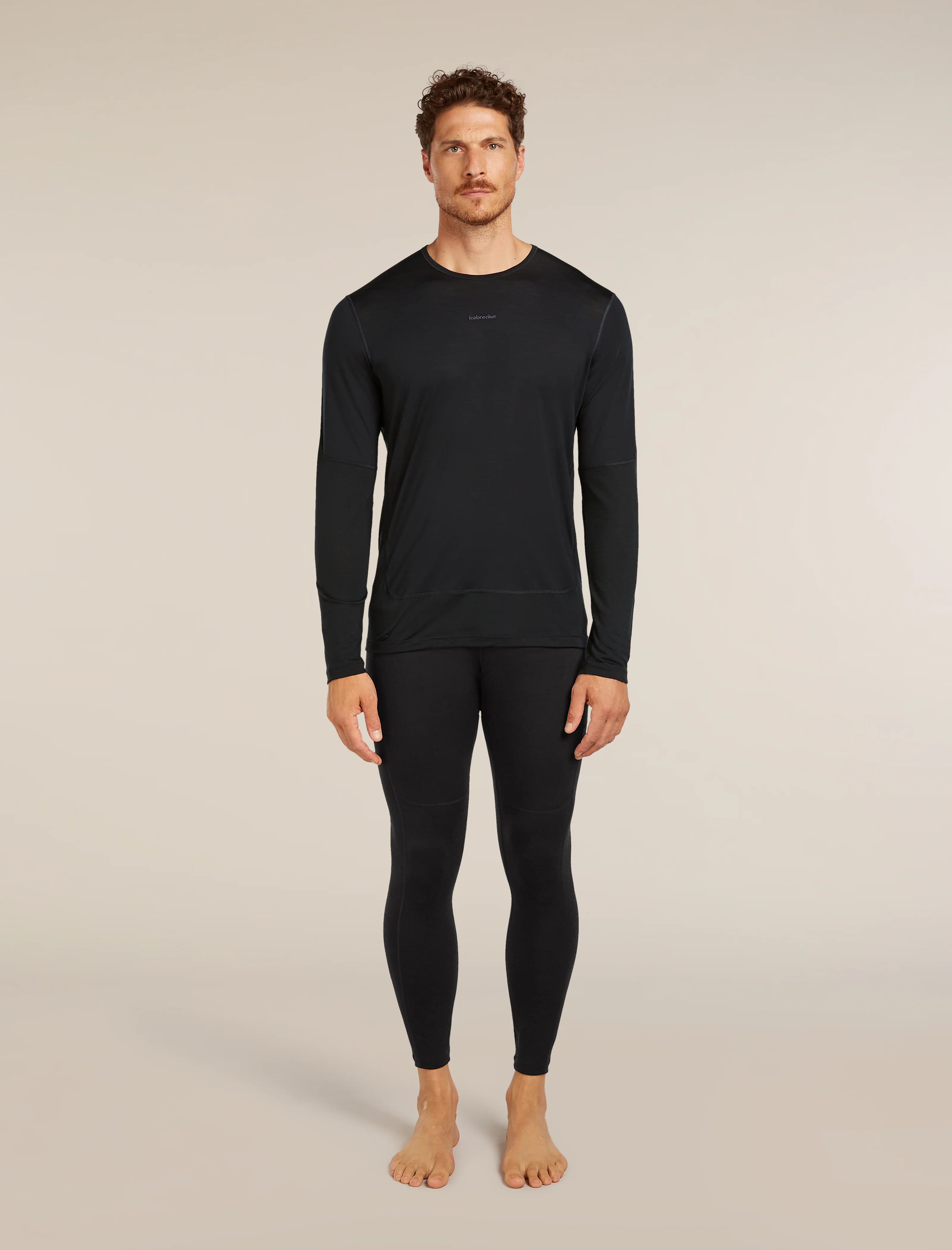 Men's Merino Blend 125 ZoneKnit™ Energy Wind Long Sleeve T-Shirt - Image 3