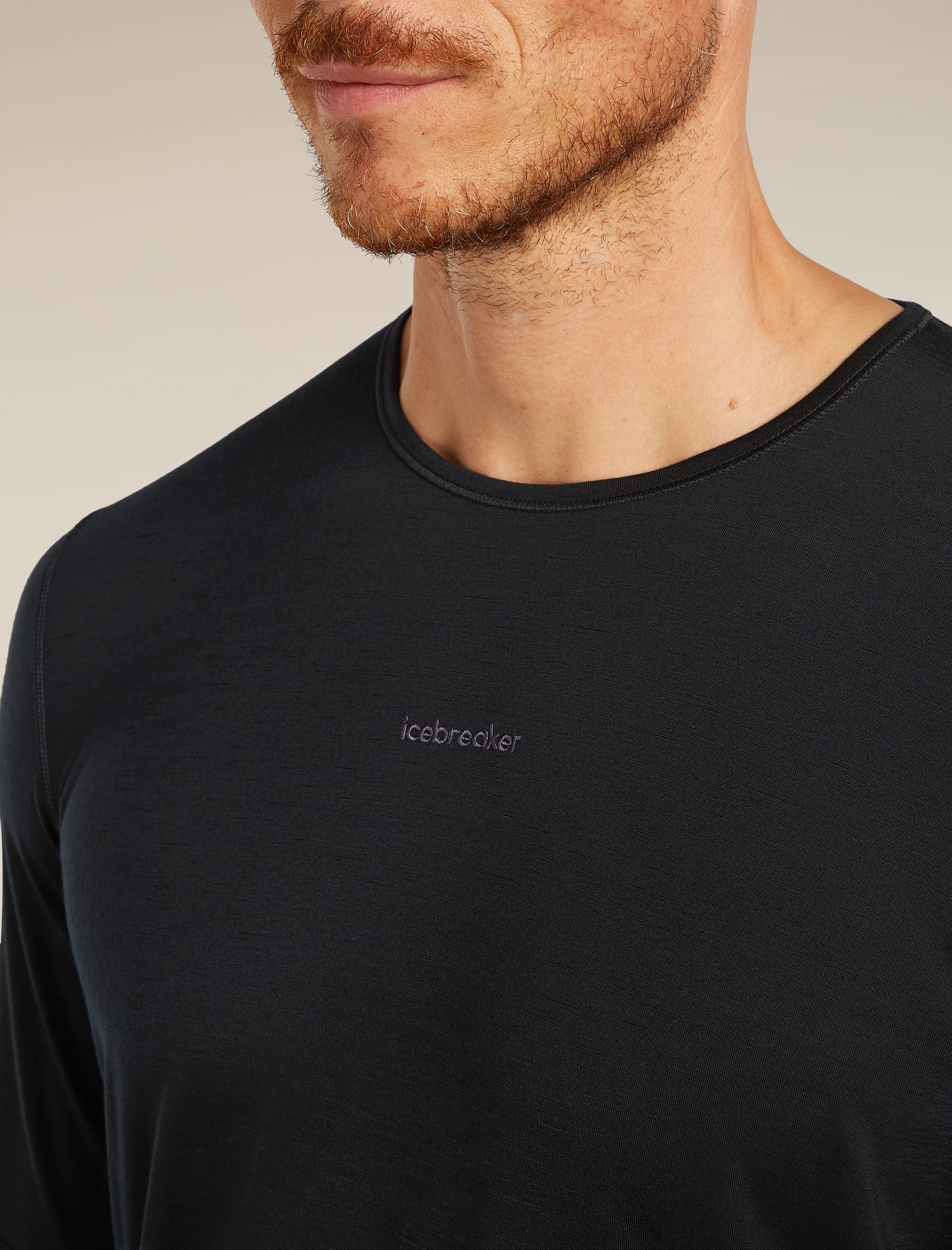 Men's Merino Blend 125 ZoneKnit™ Energy Wind Long Sleeve T-Shirt - Image 6