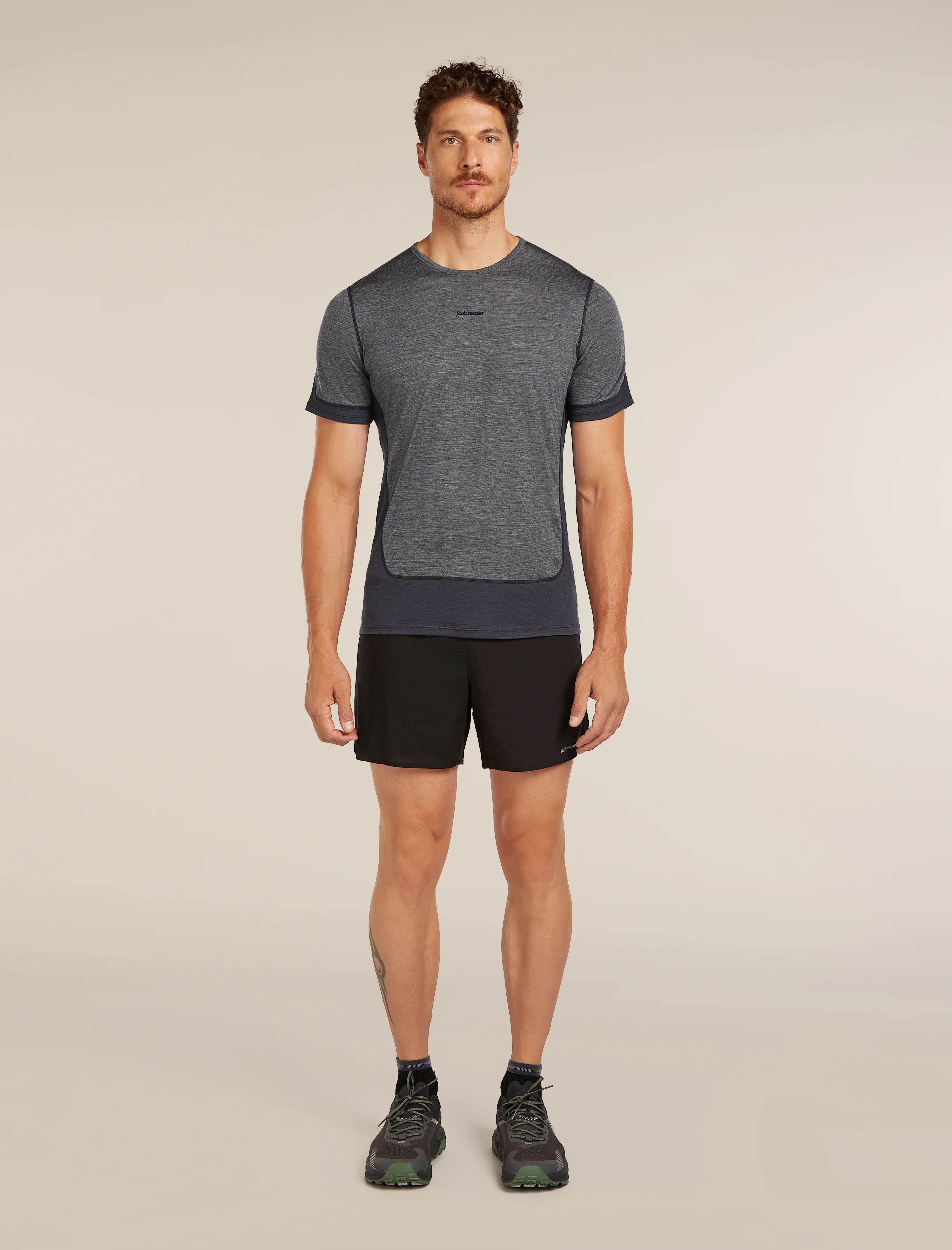 Men's Merino Blend 125 ZoneKnit™ Energy Wind Short Sleeve T-Shirt - Image 3