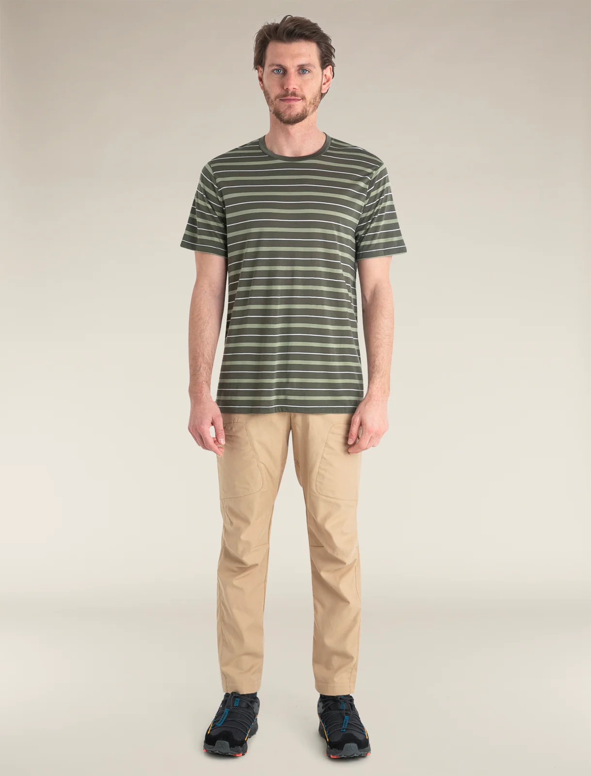 Men's Merino Blend Wave T-Shirt Stripe - Image 3