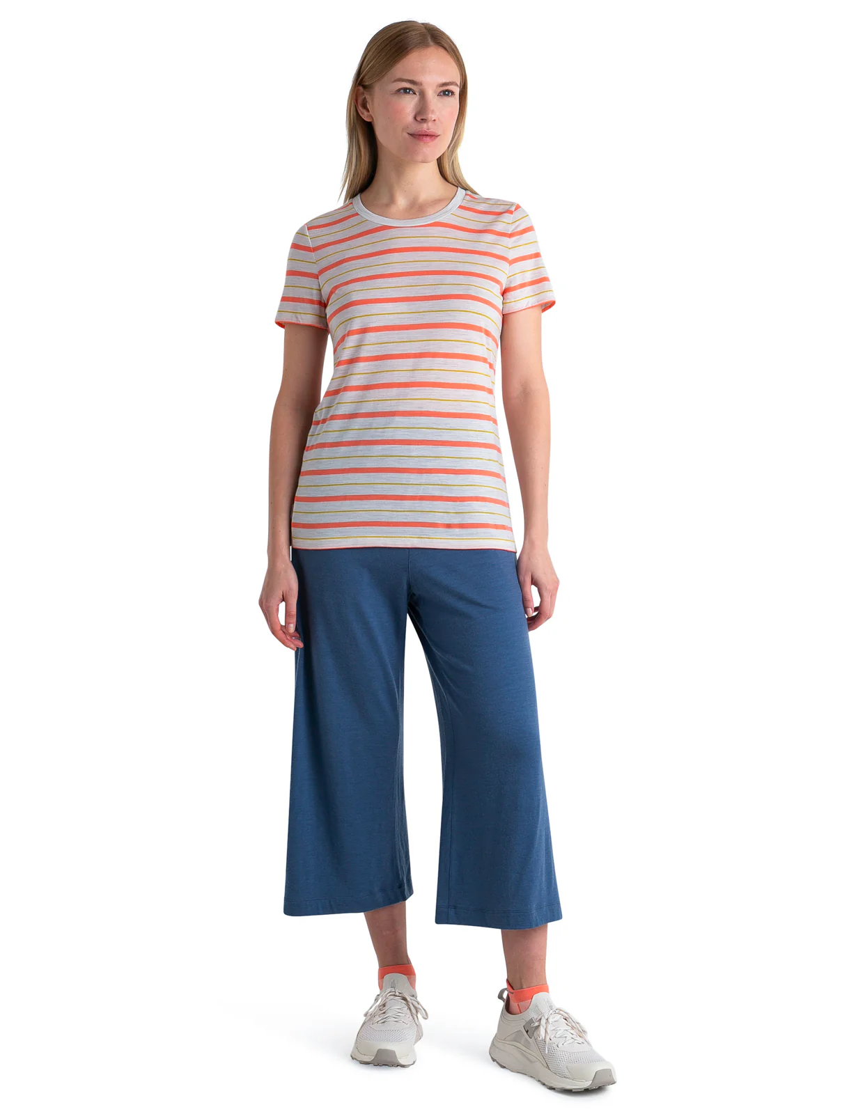 Women's Merino Blend Wave T-Shirt Stripe - Image 3
