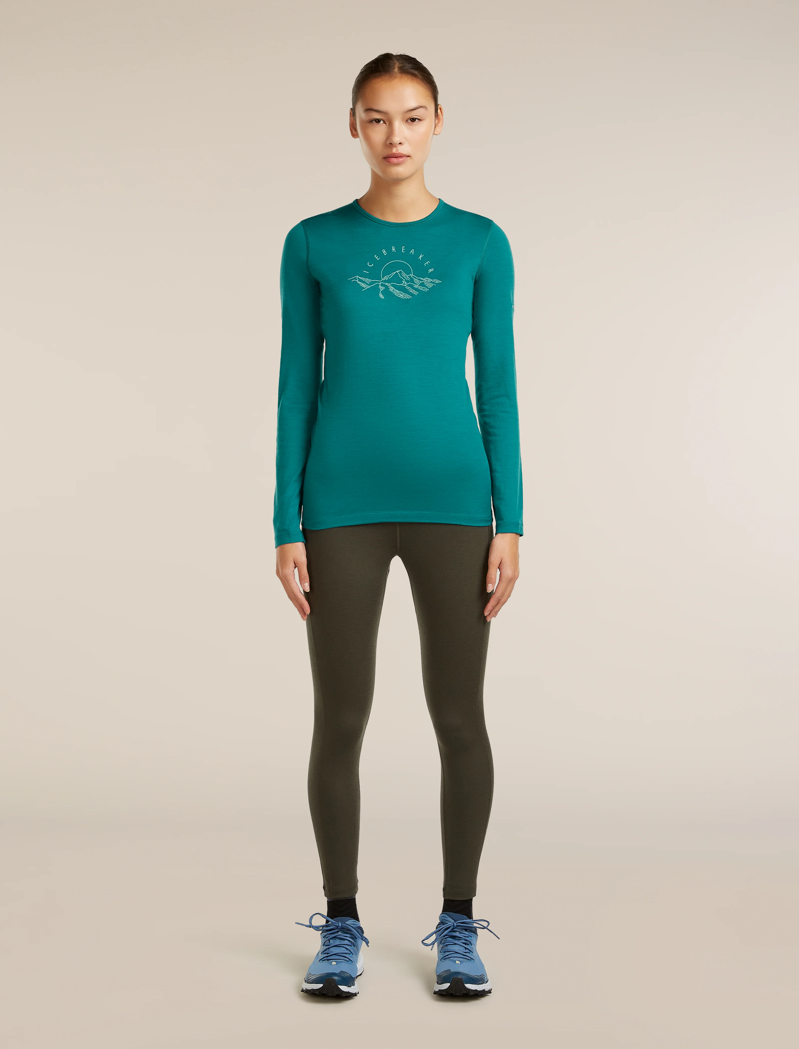 Women's Merino 260 Fastray 25" High Rise Tights - Image 3